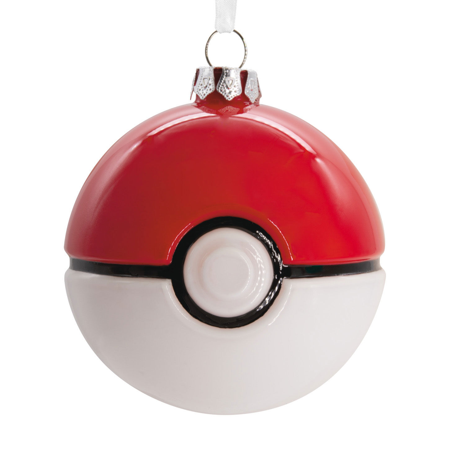 Pokémon Poké Ball Blown Glass Hallmark Ornament