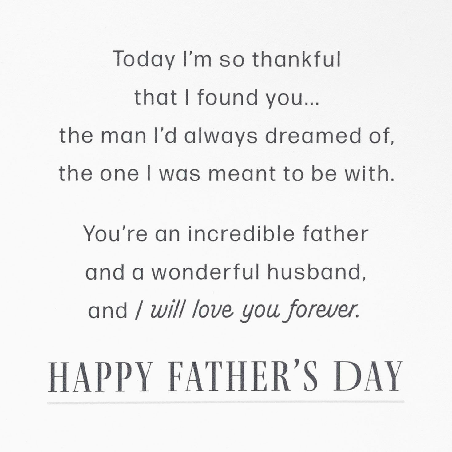 Green Leaves Father's Day Card Sentiment image number 3