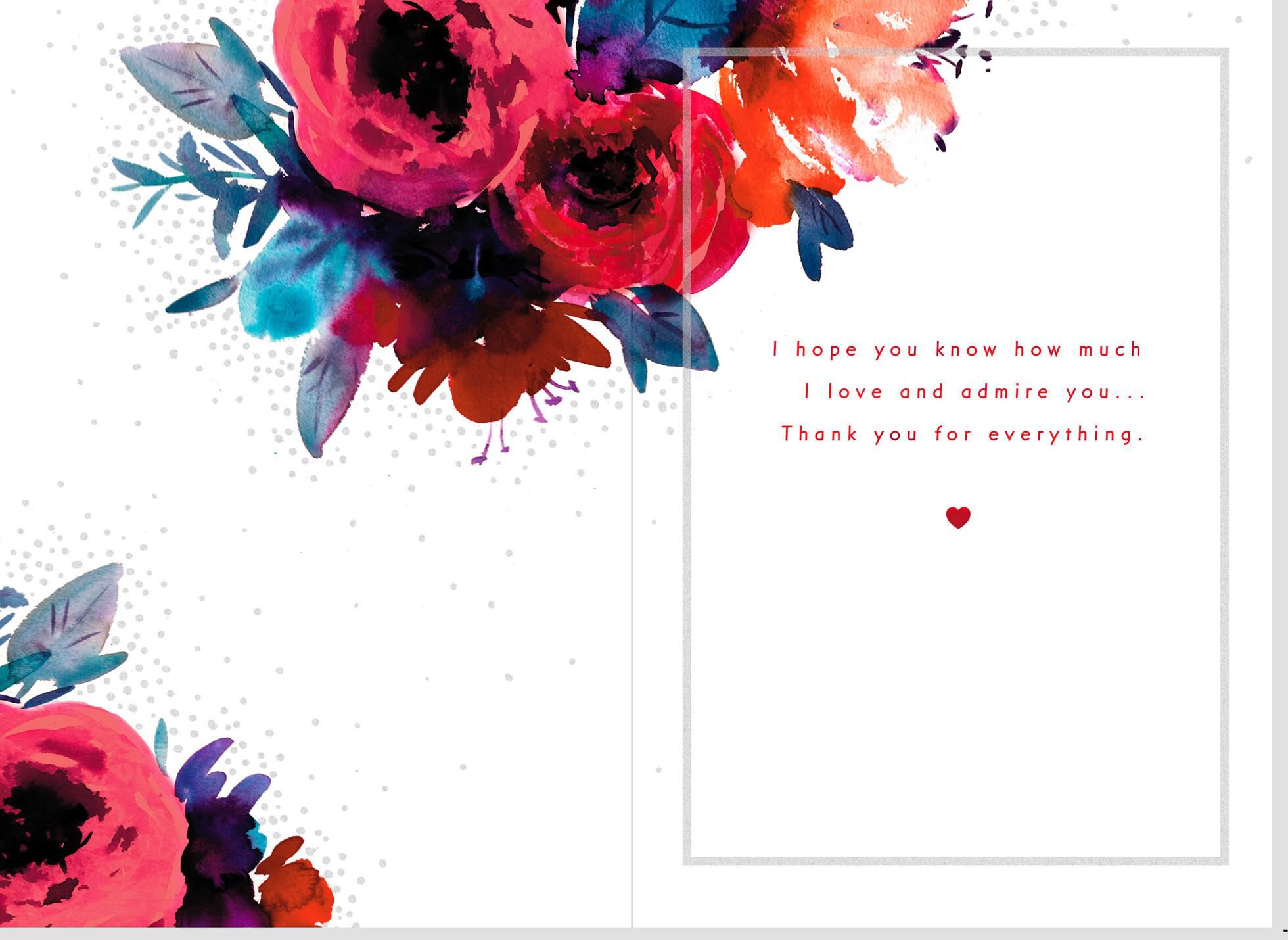 Red Roses Valentine's Day Card for Mother
