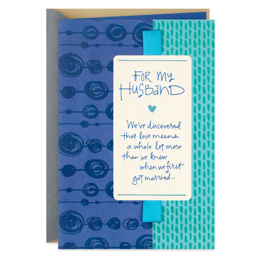 We've Discovered What Love Means Father's Day Card for Husband, 