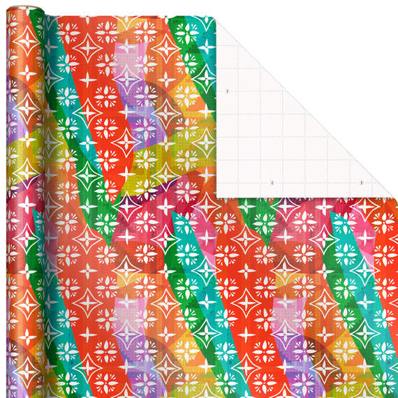 Festive and Fun 3-Pack Multicolored Wrapping Paper, 120 sq. ft., , large image number 4