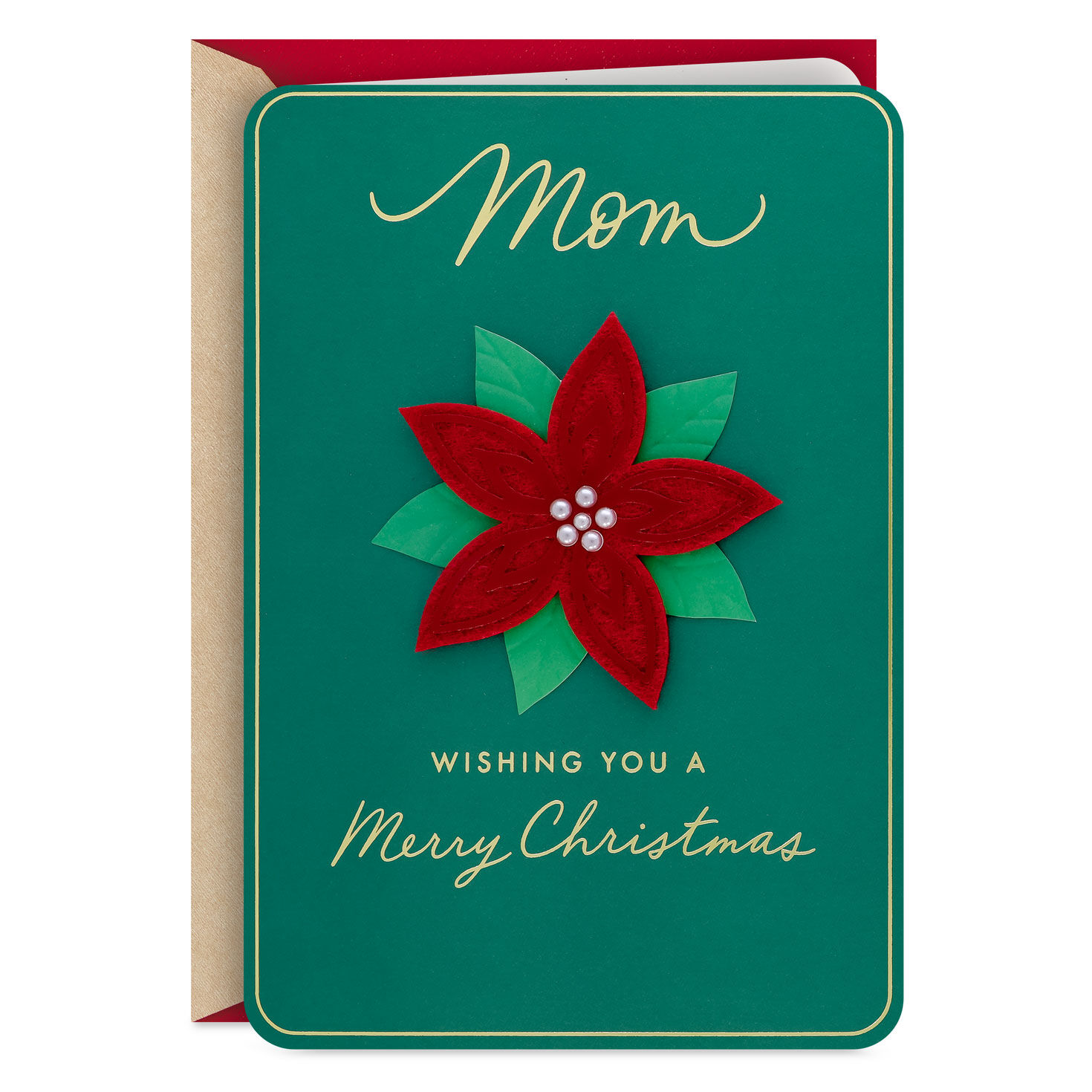 Hope Goodness Surrounds You Christmas Card for Mom