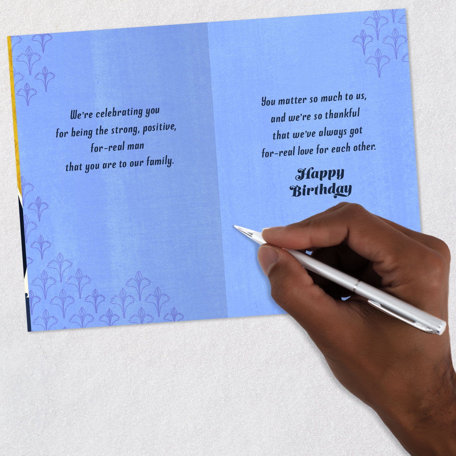 Celebrating the For-Real Man You Are Birthday Card for Brother, , large image number 7