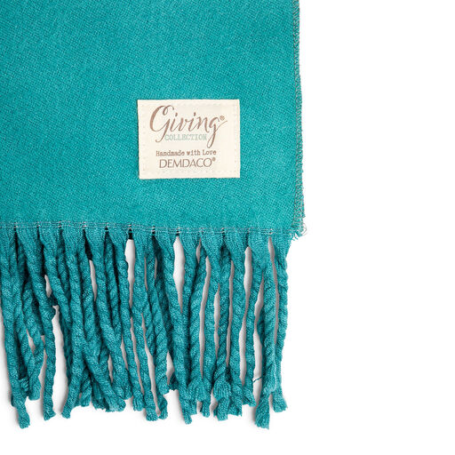 Demdaco Teal Giving Scarf, 