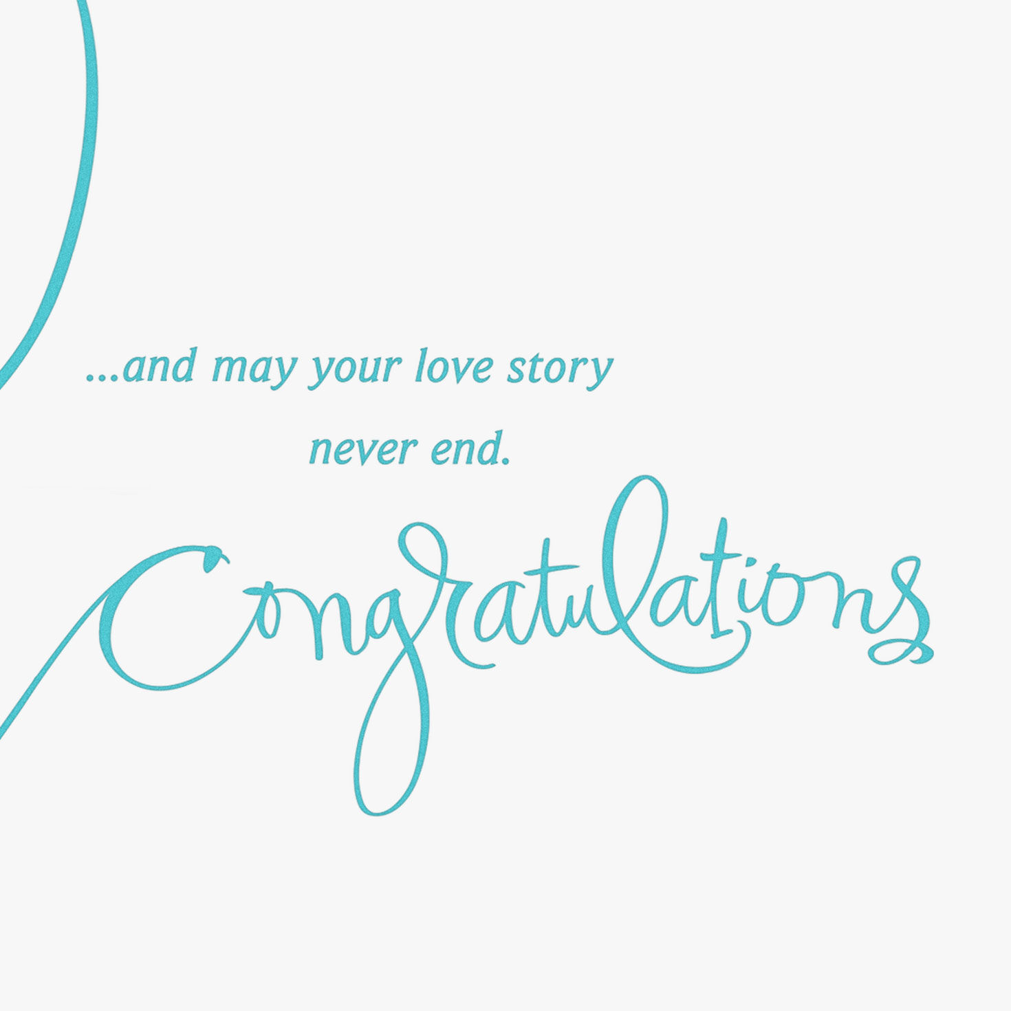 Neverending Love Story Wedding Card, , large image number 3