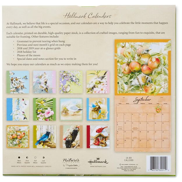 hallmark calendars 2018