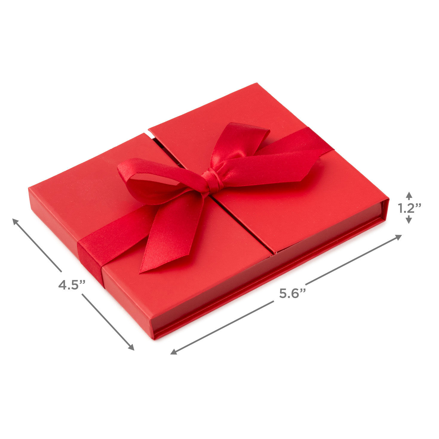 Red With Bow Gift Card Holder Box  image number 3