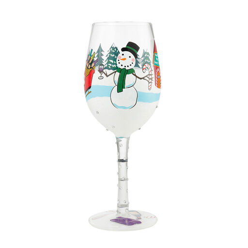Lolita Special Delivery Handpainted Wine Glass, 15 oz., 