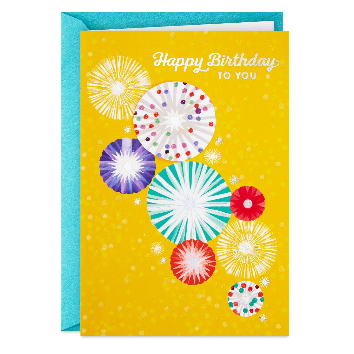 Wishing You a Happy Day and a Wonderful Year Birthday Card
