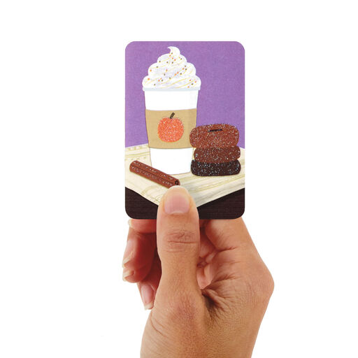 3.25" Mini Happy Pumpkin Spice Season Card, 