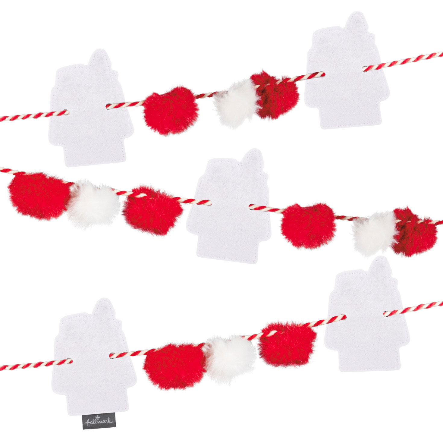 Snoopy Doghouse Christmas Garland back image number 6