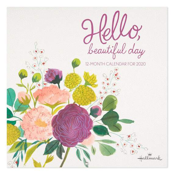 Hello, Beautiful Day 2020 Wall Calendar, 12-Month, , large image number 1