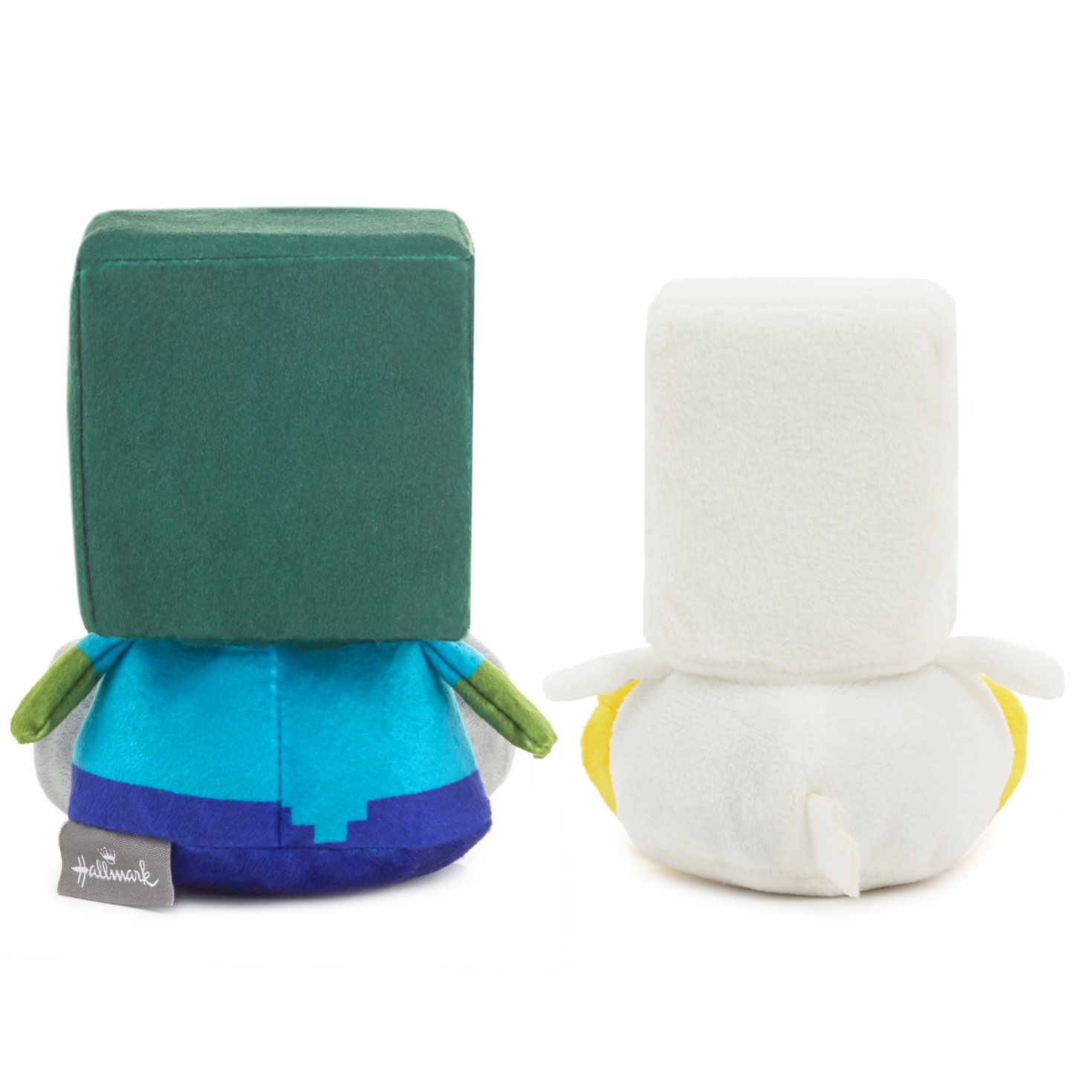 Better Together Minecraft Baby Zombie and Chicken Magnetic Plush Pair, 5.25" H, , large image number 4