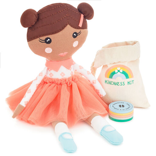 Little World Changers™ and Kind Culture Co. The Doll Kind Dark Skin Girl, 12", 