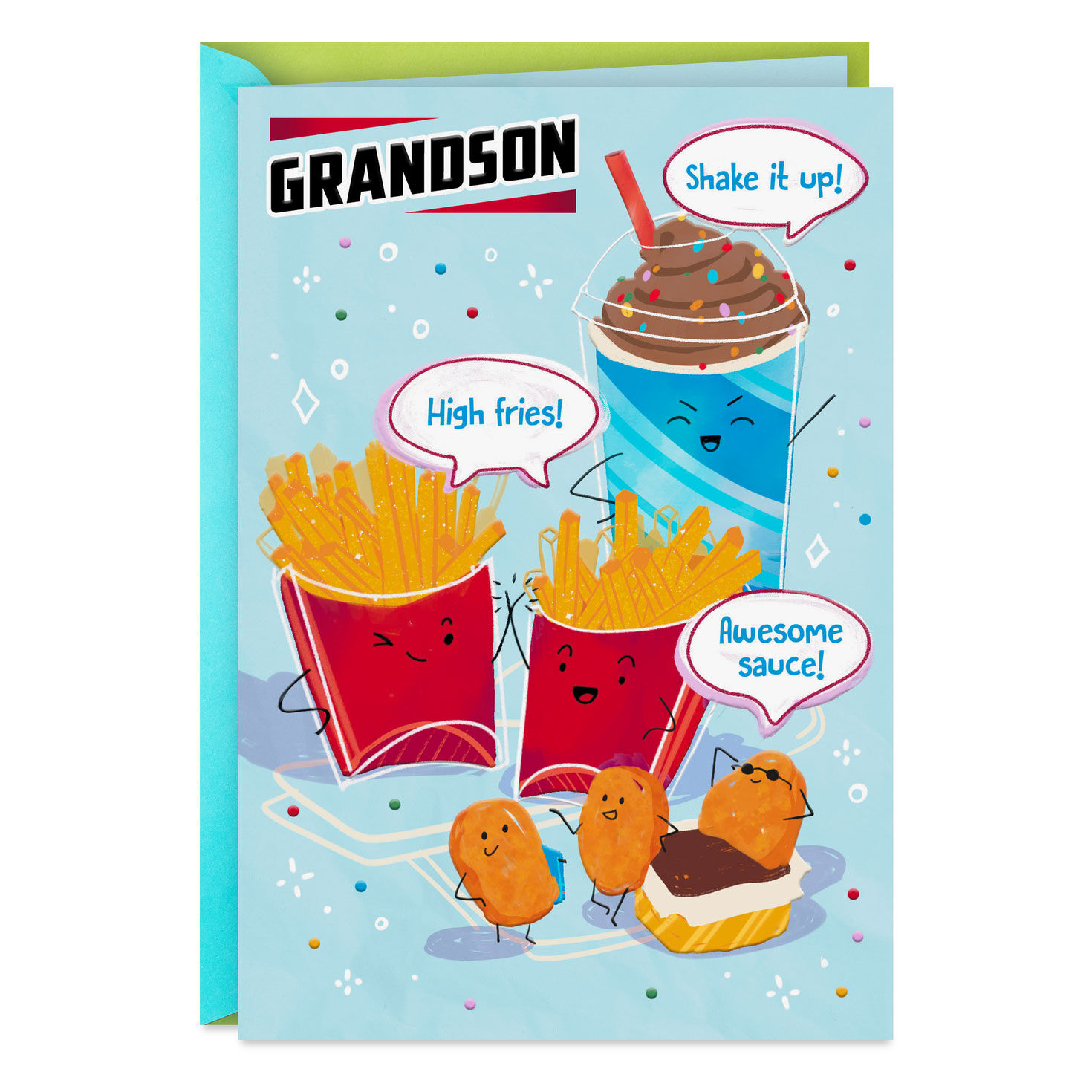 Hope Your Birthday’s a Treat Birthday Card for Grandson