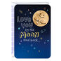 Moon, Stars and Heart Doodles Love Card for Kids Card Front image number 1