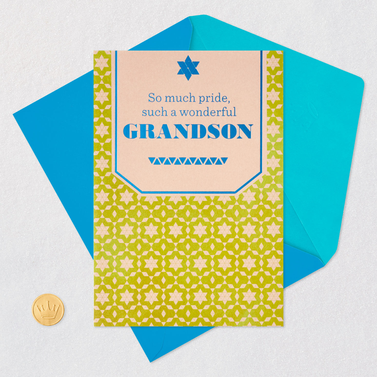 You Make Us All So Proud Bar Mitzvah Card for Grandson for only USD 3.99 | Hallmark