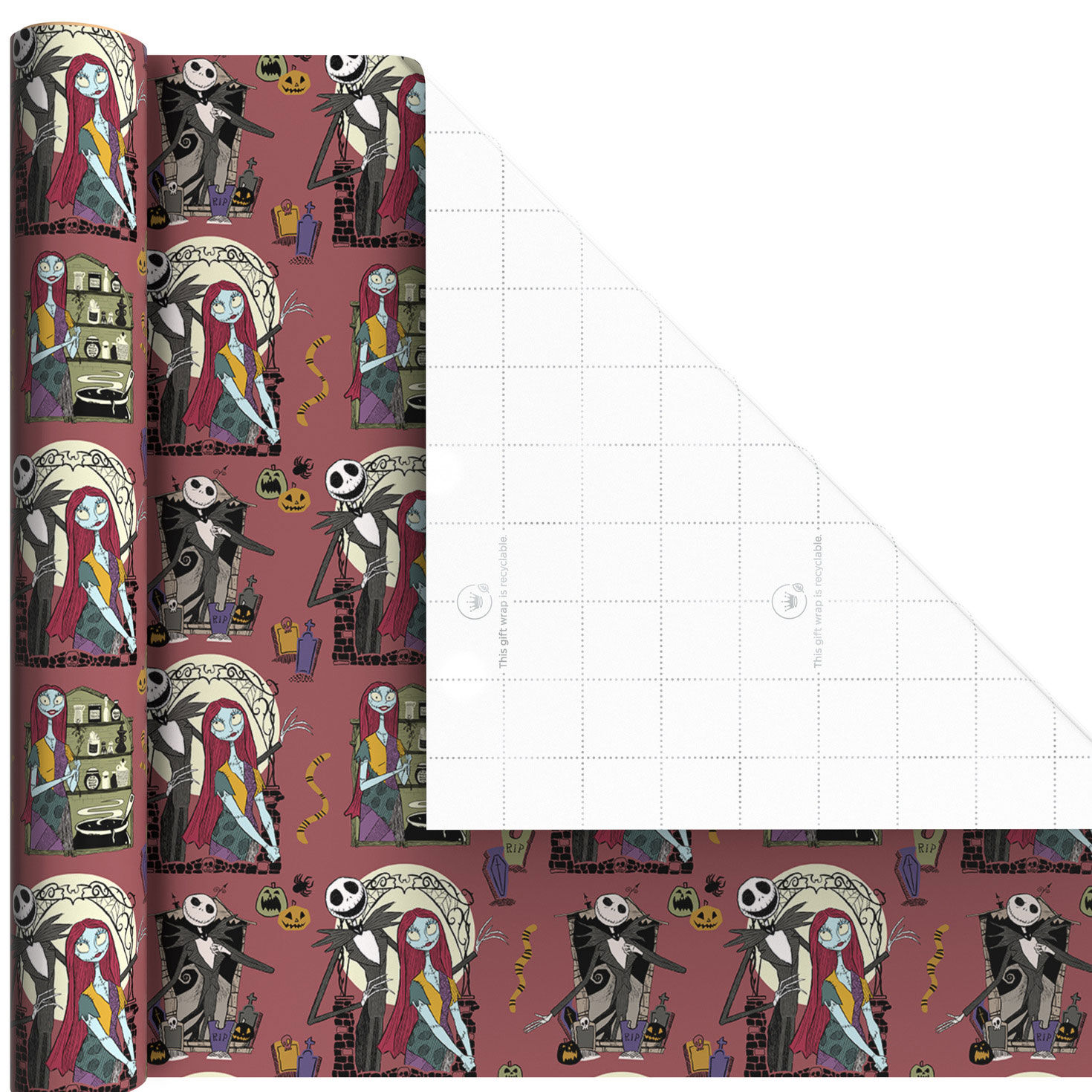 The Nightmare Before Christmas Mini Gift Wrap Rolls Wrap square image number 4