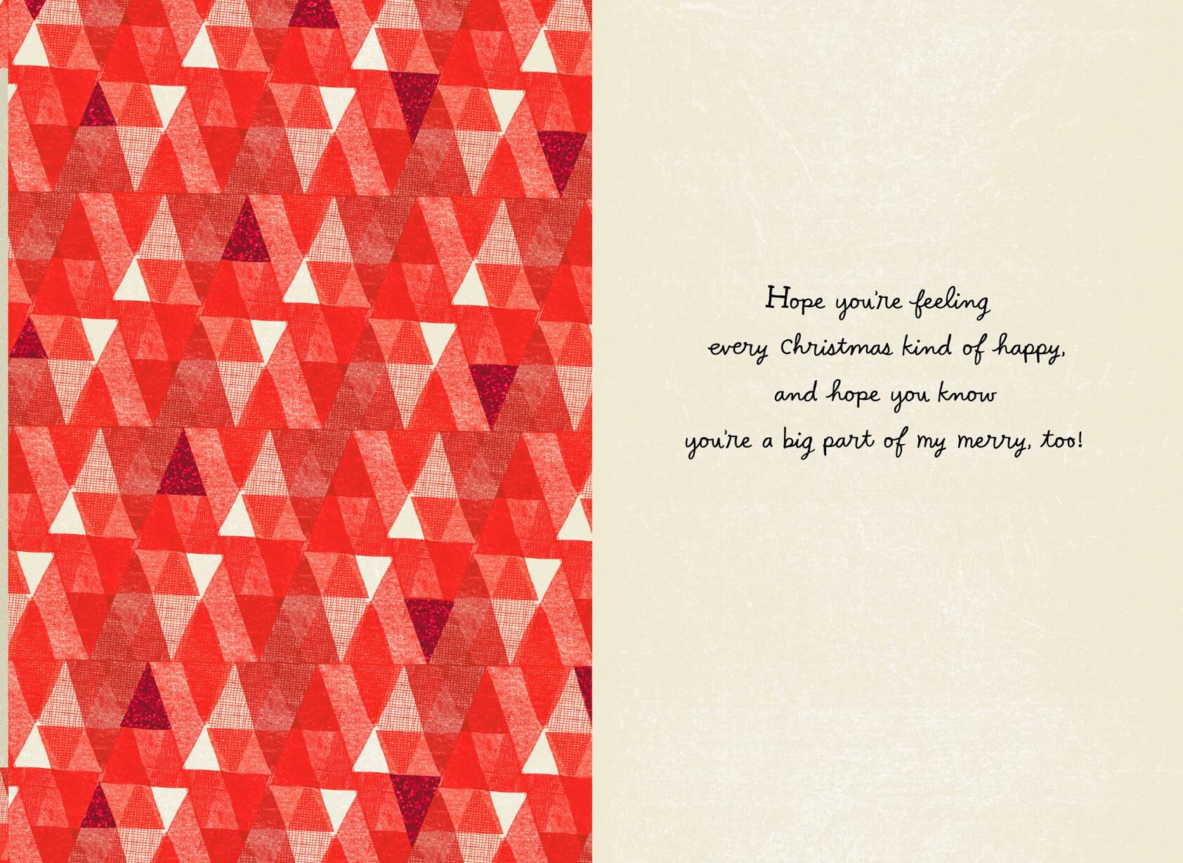Jolly Merry Joyful Christmas Card