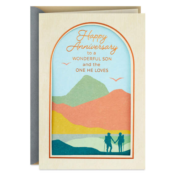 All the Celebrating Anniversary Card for Son and Spouse