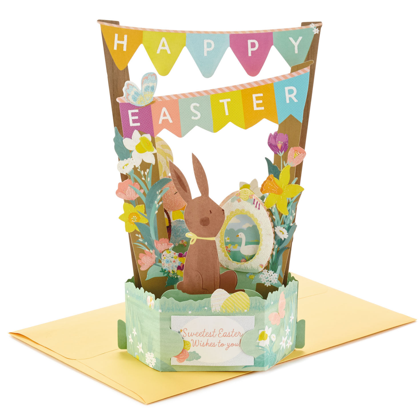Huis Sping Day With Church Single Mini Happy Easter Greeting Card Wenskaarten Briefpapier Actumma Com