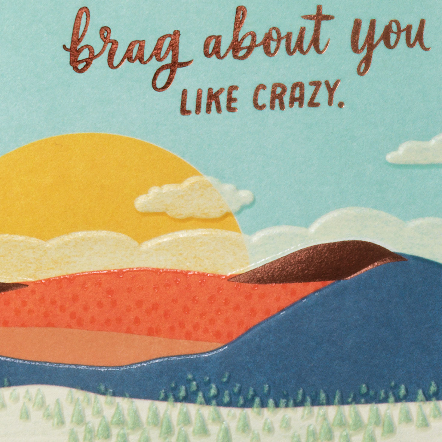 Sunset Landscape Like a Son Birthday Card for Him, , large image number 4