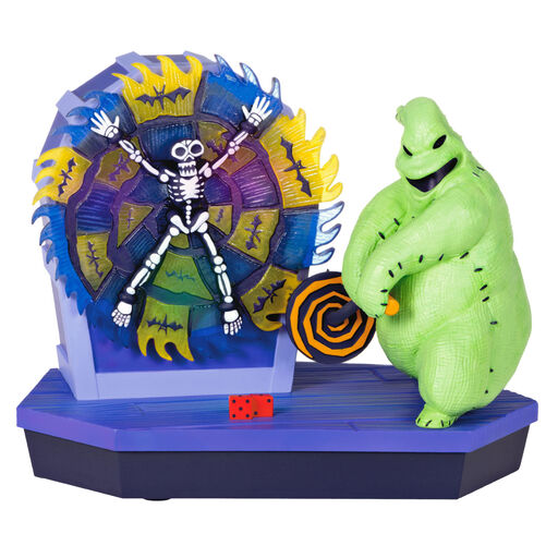 Disney Tim Burton's The Nightmare Before Christmas 30th Anniversary Mr. Oogie Boogie Musical Ornament With Light and Motion, 