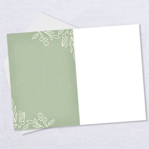 Personalized Leaves and Berries Celebration Photo Card, 