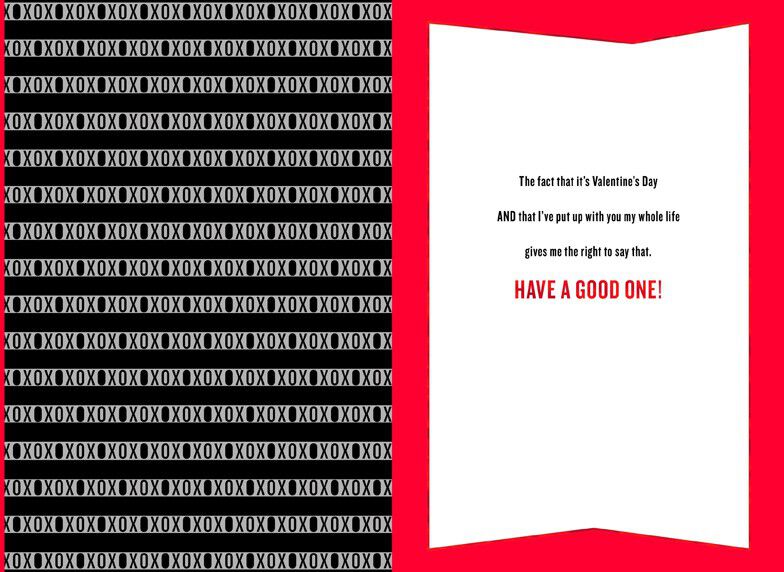 Brother Love Valentine's Day Card