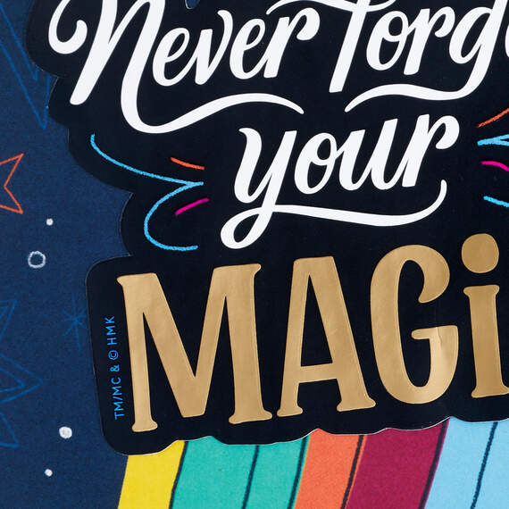 Never Forget Your Magic Graduation Card With Decal, , large image number 4