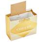 7.7" Horizontal Cheers on Gold Gift Bag With Tissue, , large image number 4