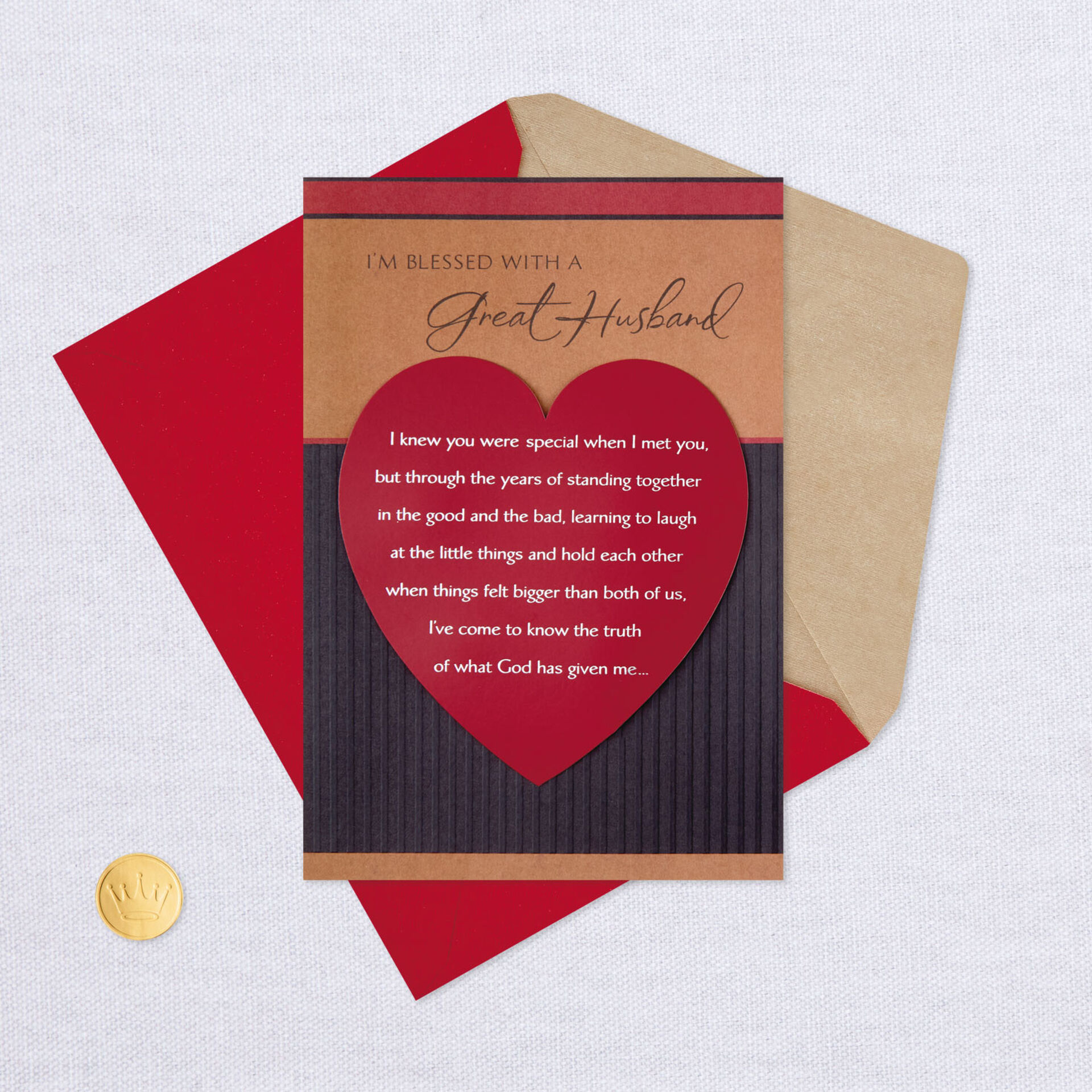 Exceptional Man Religious Valentine's Day Card for Husband - Greeting ...