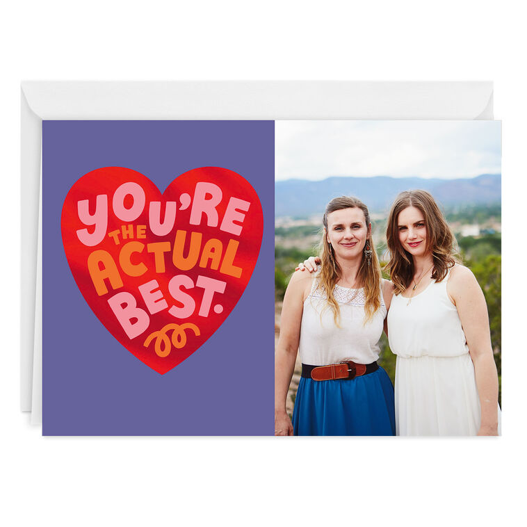 You're the Actual Best Custom Love Card