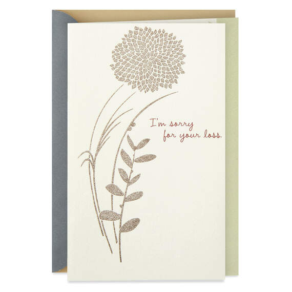 A Word of Friendship Sympathy Card, , large image number 1
