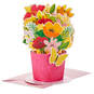 You Deserve This Day Flower Bouquet 3D Pop-Up Mother's Day Card, , large image number 1