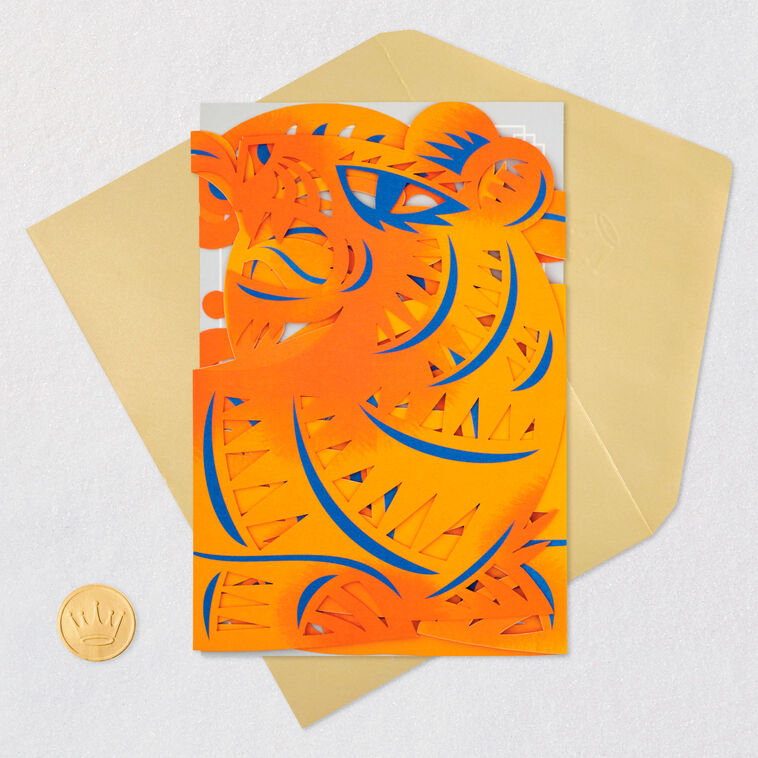 Year of the Tiger Chinese Zodiac Birthday Card, , large image number 5