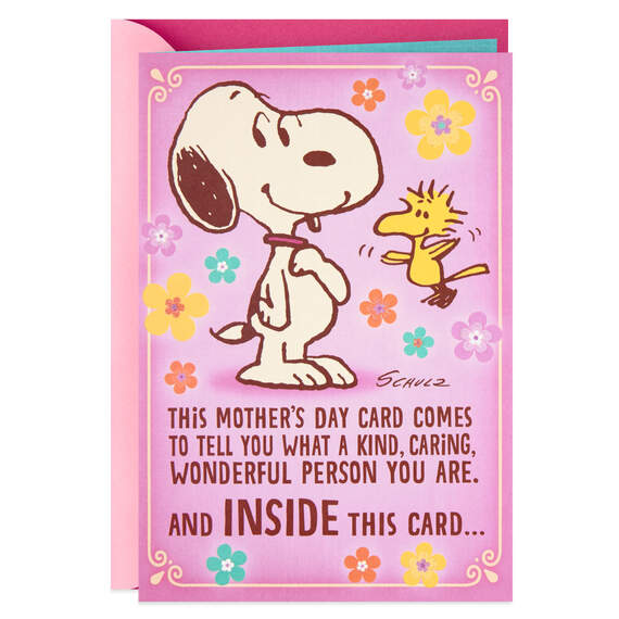 Peanuts® Snoopy Heartfelt Hug Pop-Up Mother's Day Card With Mini Cards, , large image number 1
