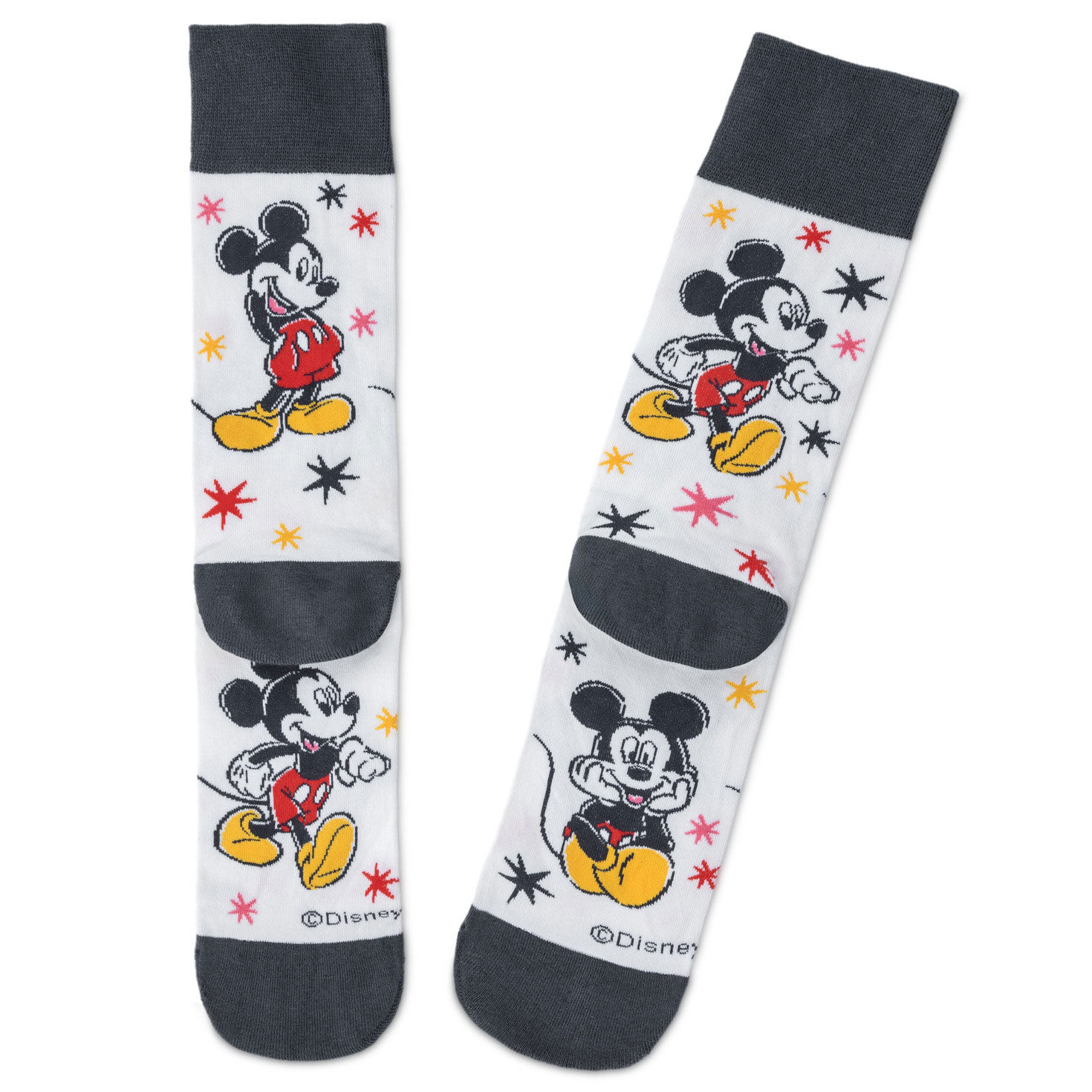 Disney Mickey Mouse Novelty Crew Socks back image number 2