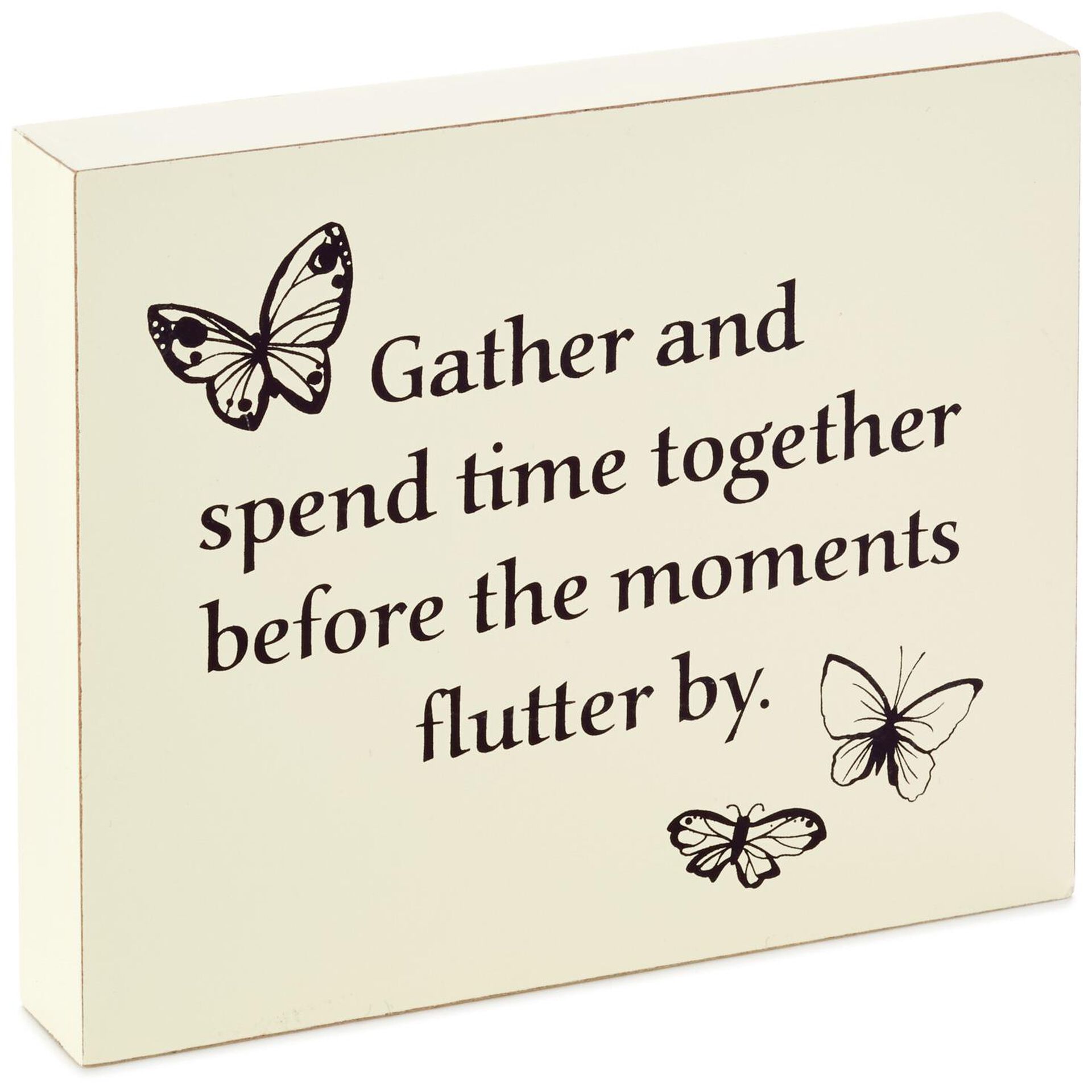Spend Time Together Wood Quote Sign, 7.1x5.8 Plaques & Signs Hallmark