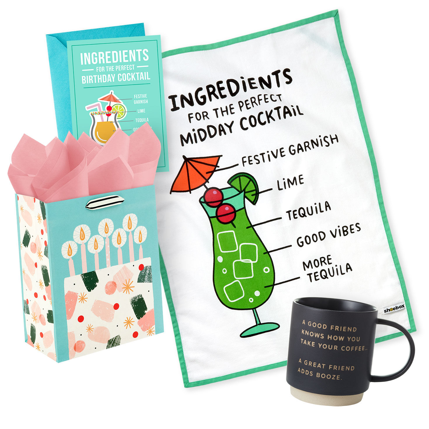 A Birthday Full of Happy Hours Gift Set for only USD 1.99-16.99 | Hallmark