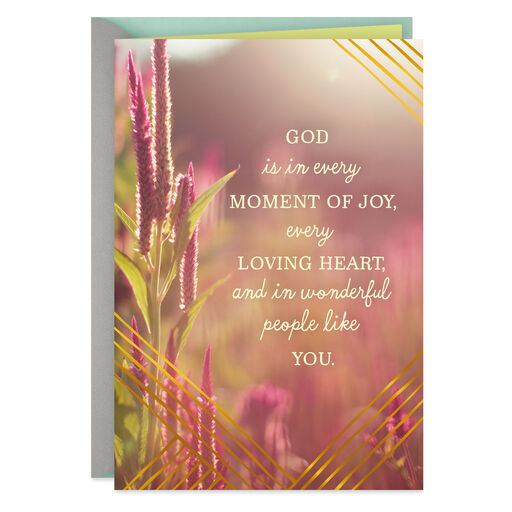 May God's Goodness Fill Your World Birthday Card, 