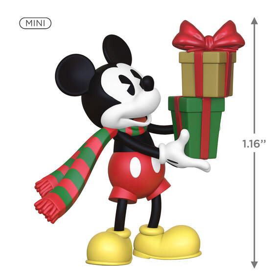 Mini Disney Mickey Mouse Mickey's Special Delivery Ornament, 1.16", , large image number 3