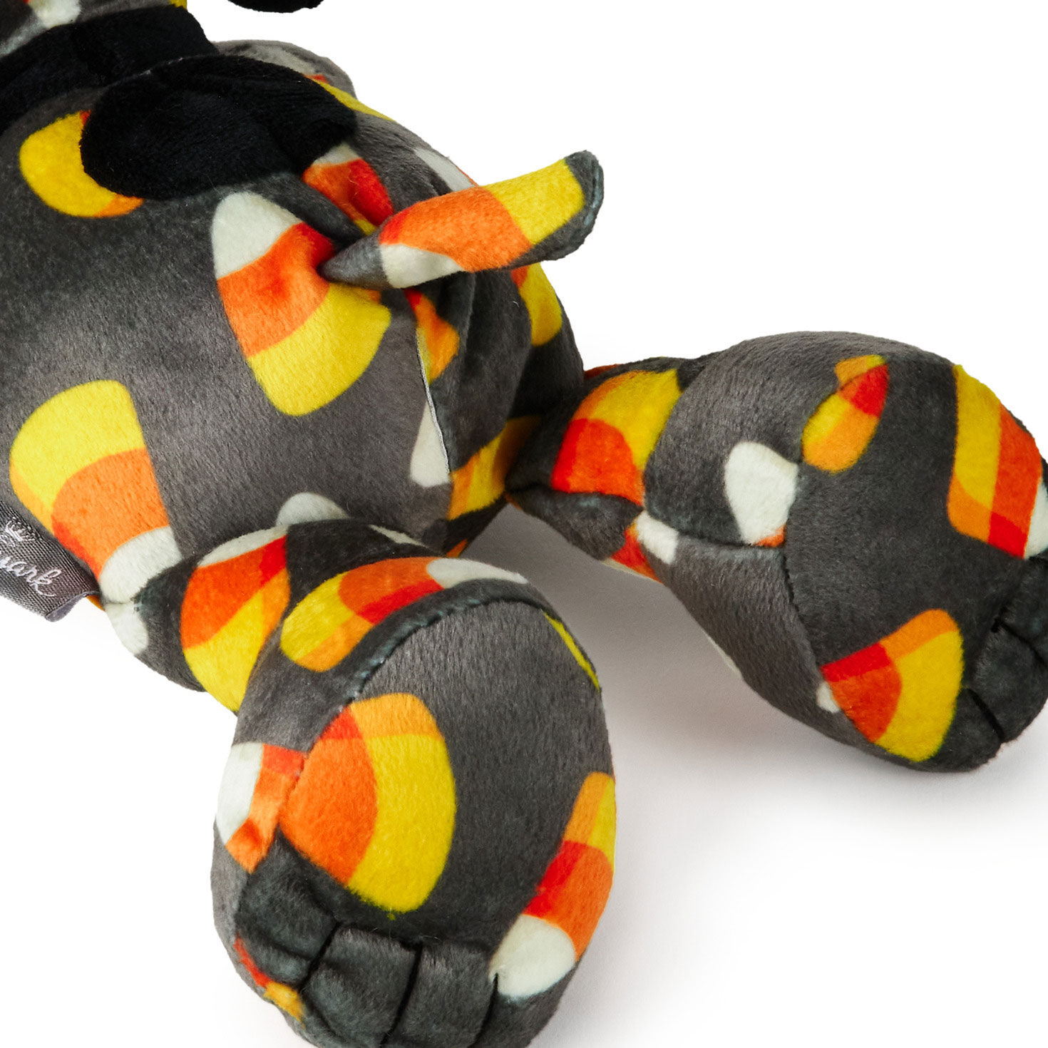Candy Corns on Gray Snoopy Floppy Plush closeup detail image number 5