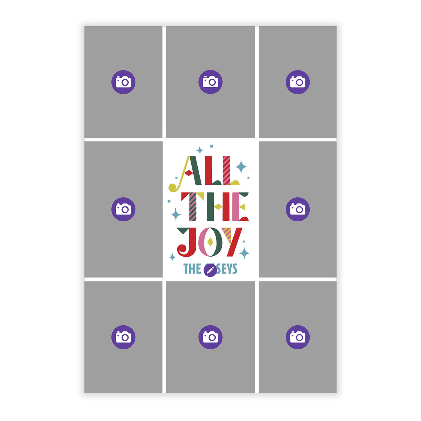 All the Joy Flat Christmas Photo Card, , large image number 5