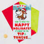 Slobbery Dog Funny Pop-Up Money Holder Christmas Card, , large image number 6