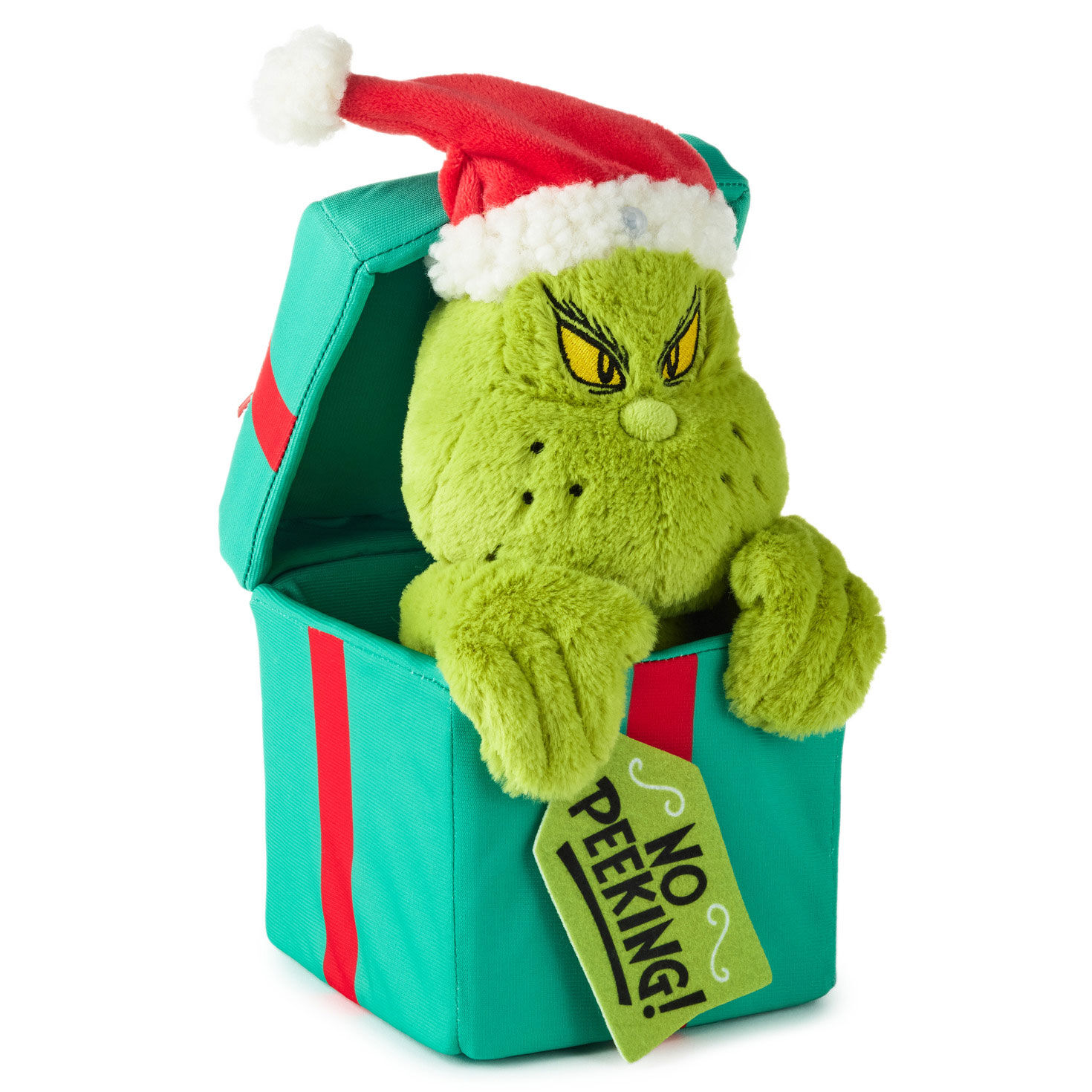 Dr. Seuss's How the Grinch Stole Christmas!™ Peekbuster Plush With Motion-Activated Sound, 10"