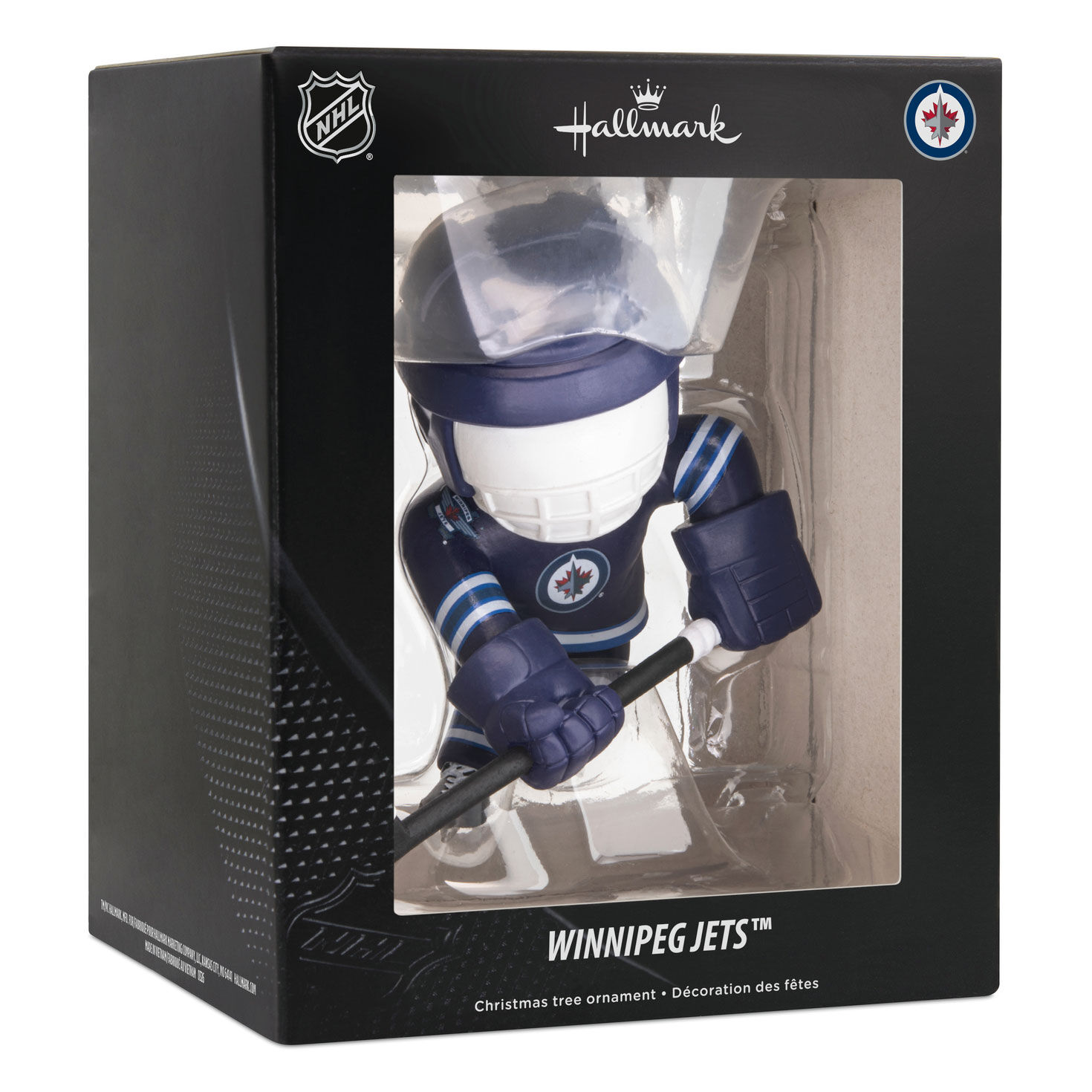 Winnipeg Jets Hockey Player Christmas Ornament package front image number 7