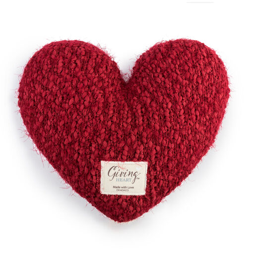 Demdaco Red Giving Heart Pillow, 