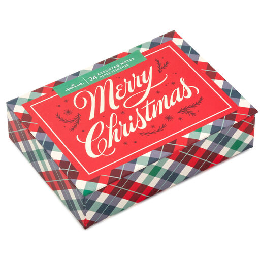 Good Cheer Boxed Blank Holiday Note Cards Assortment, Pack of 24, 