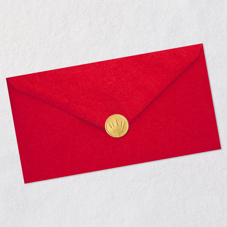 Red and Green Holiday Icons Money Holder Card Envelope Back with Seal image number 8